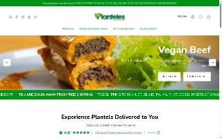 Planteles Plant-Based website