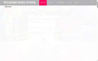 Rockstart Music School website