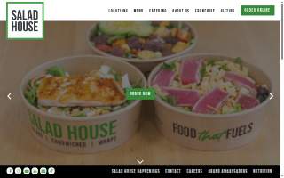 Salad House website