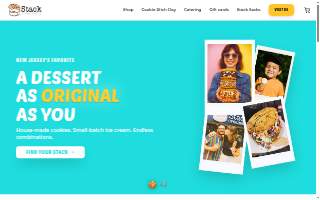 Stack Creamery website