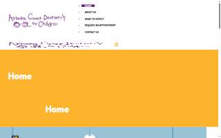 Atlantic Coast Dentistry Children website