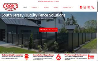 Cook's Fencing website