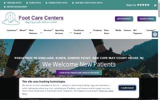 Foot Care Centers website