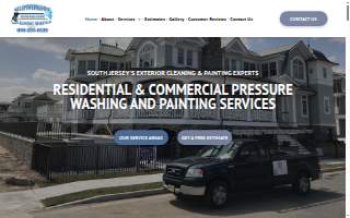 Melo Powerwashing & Painting website