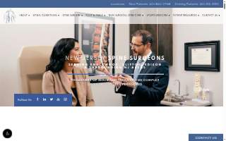 Progressive Spine & Orthopaedics - Dr Kris Radcliff - Somers Point website