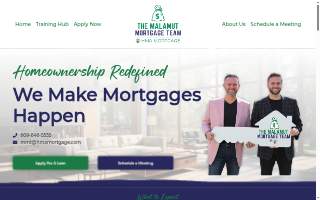 The Malamut Mortgage Team - HMA Mortgage of Somers Point website