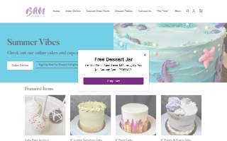 BAM Desserts of Somerset website