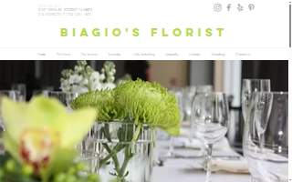 Biagio's Florist website