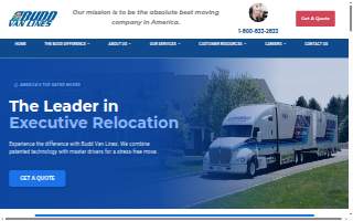 Budd Van Lines website