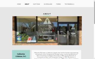 Chiropractic & Therapy Center website