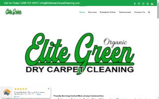 Elite Green Carpet Cleaning website