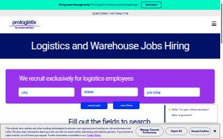 ProLogistix of Somerset website