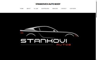 Stankovich Auto Body website