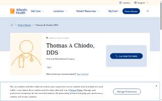 Chiodo Thomas A DDS website