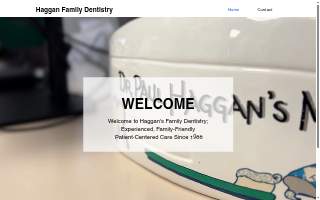 Haggan's Family Dentistry website