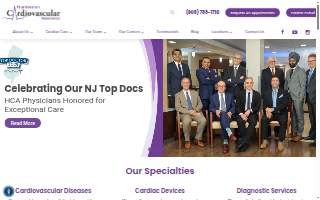Hunterdon Cardiovascular Associates of Somerville website