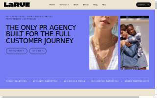LaRue PR New York website