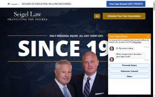 Seigel Law of Somerville website