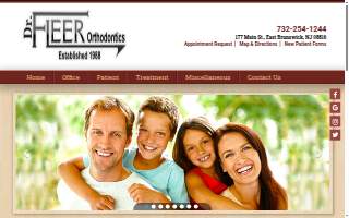 Dr. Fleer Orthodontics website