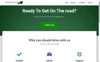 May Driving School website