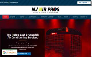 NJ Air Pros of South Brunswick website