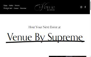 Venue by Supreme of Sayreville website