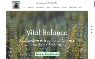 Vital Balance Acupuncture of South Brunswick website