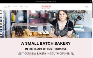 Bakes by Izzy website
