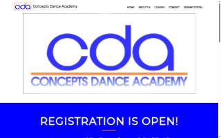 Concepts Dance Academy of South Orange website