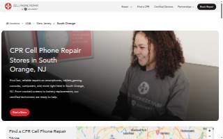CPR Cell Phone Repair of South Orange website
