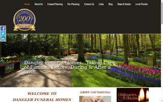 Dangler Funeral Home-W Orange website