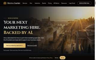 Digital Empire Agency website