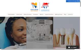 Exclusive Oral Surgery, LLC of South Orange website
