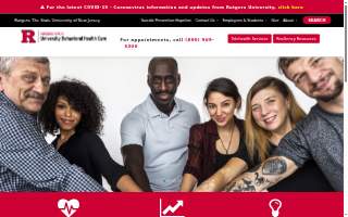 University Behavioral Health Care at Newark (Rutgers Health) website