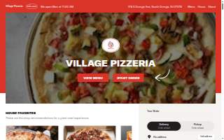 Village Pizzeria website