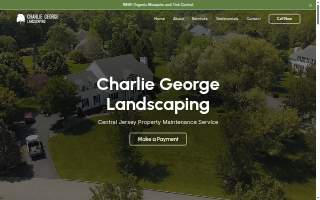 Charlie George Landscaping Inc. website