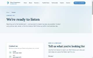 Clear Conscience Counseling, LLC of South Plainfield website