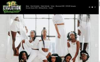 Evolution Dance Center website