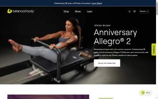 Pilates Movement Studio website