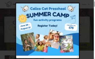 Calico Cat Preschool website