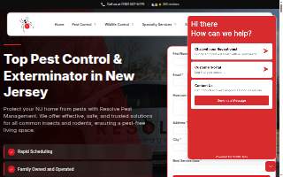 Resolve Pest Management of South River website