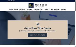 River Edge Title Agency LLC of Rahway website