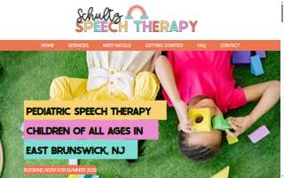 Schultz Speech Therapy of South River website