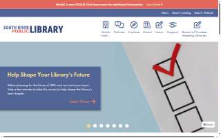 South River Library website
