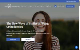 Wang Orthodontics of South River website