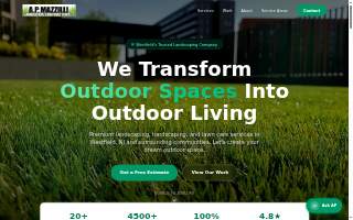 AP Mazzilli Landscape Contractors, LLC of Summit website