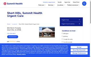 CityMD Short Hills Urgent Care - New Jersey website