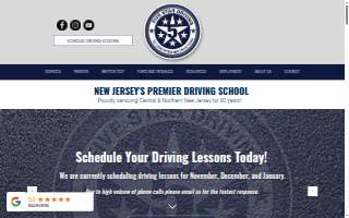 Five Star Driving School website