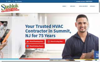 Stashluk Plumbing, Heating, Air Conditioning and Generators website