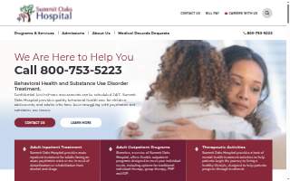 Summit Oaks Hospital website